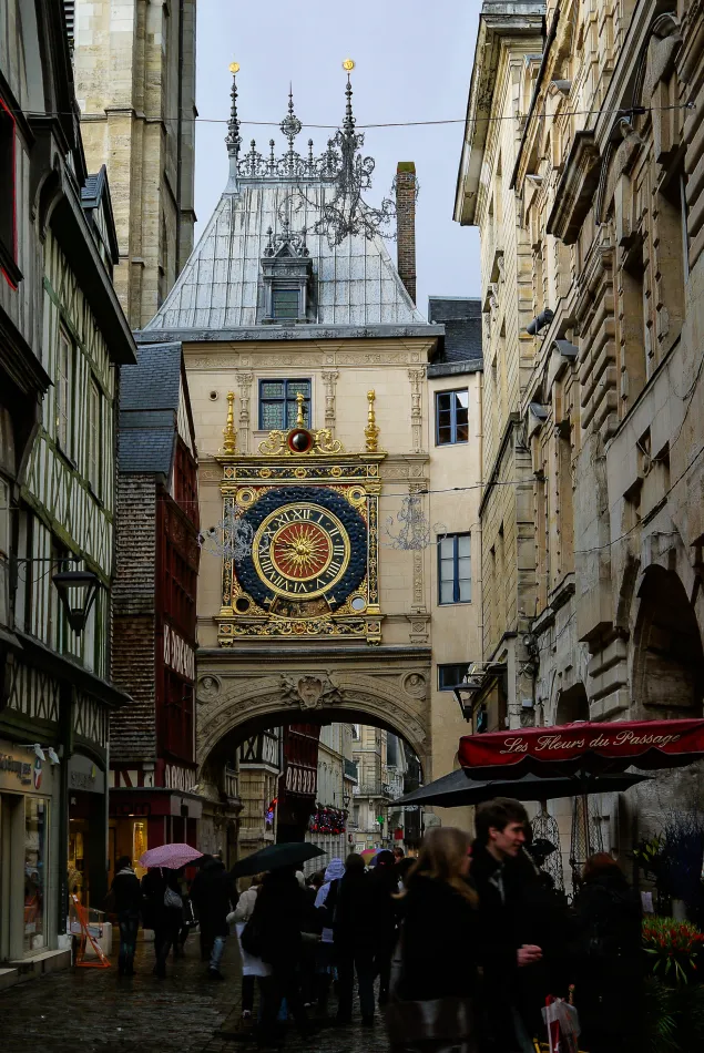 法國-盧昂-Le Gros-Horloge