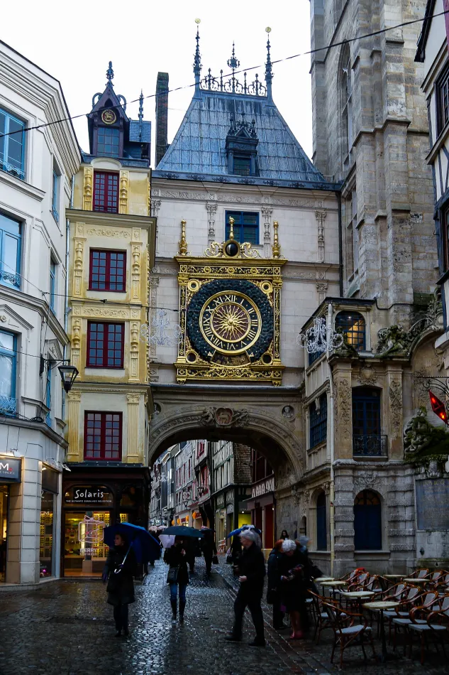 法國-盧昂-Le Gros-Horloge