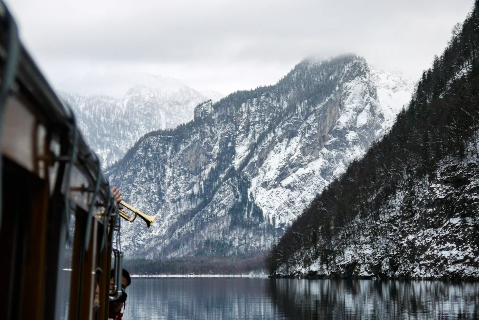 德國-國王湖（Königssee）冬天雪景