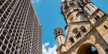 德國-柏林-威廉皇帝紀念教堂