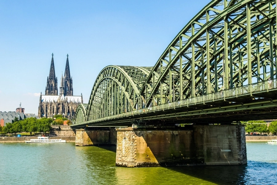 德國-科隆-科隆大教堂與霍亨索倫橋
