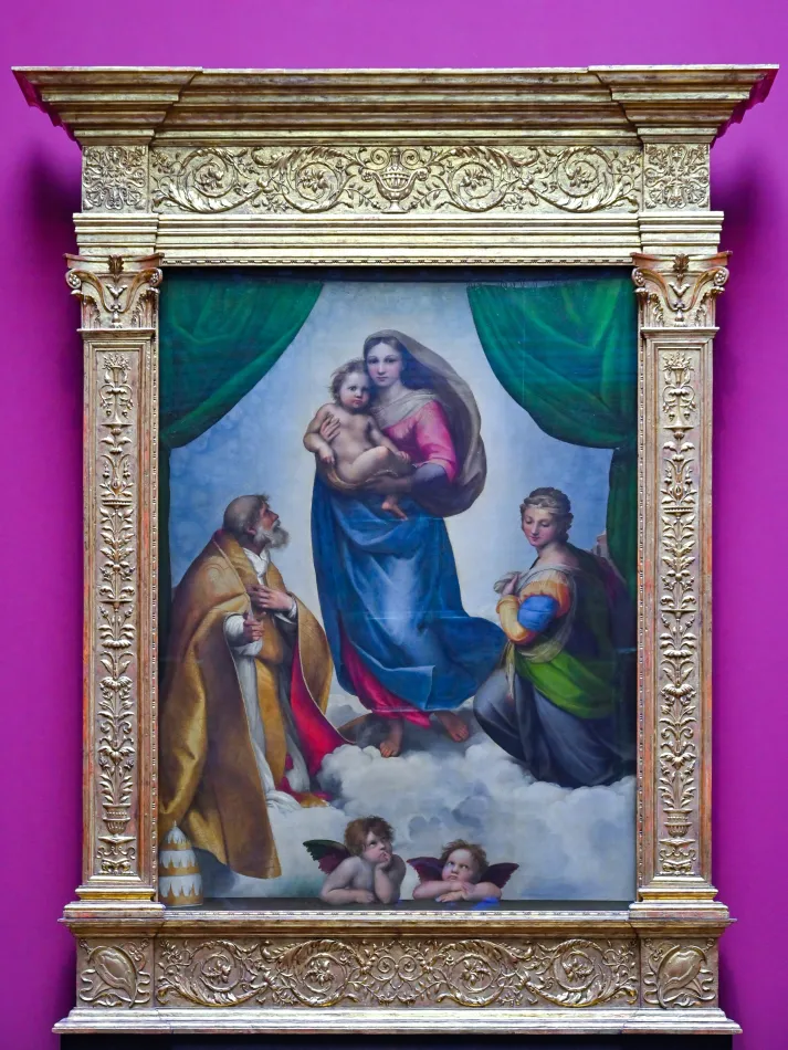 德國-德勒斯登-茲溫格宮-歷代大師畫廊-西斯汀聖母像（The Sistine Madonna）