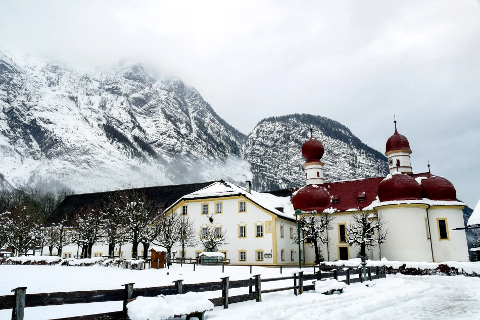 德國-國王湖（Königssee）冬天雪景