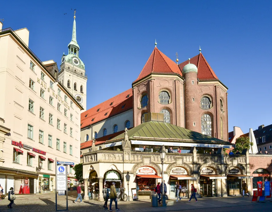 德國-慕尼黑-穀物市場(Viktualienmarkt)