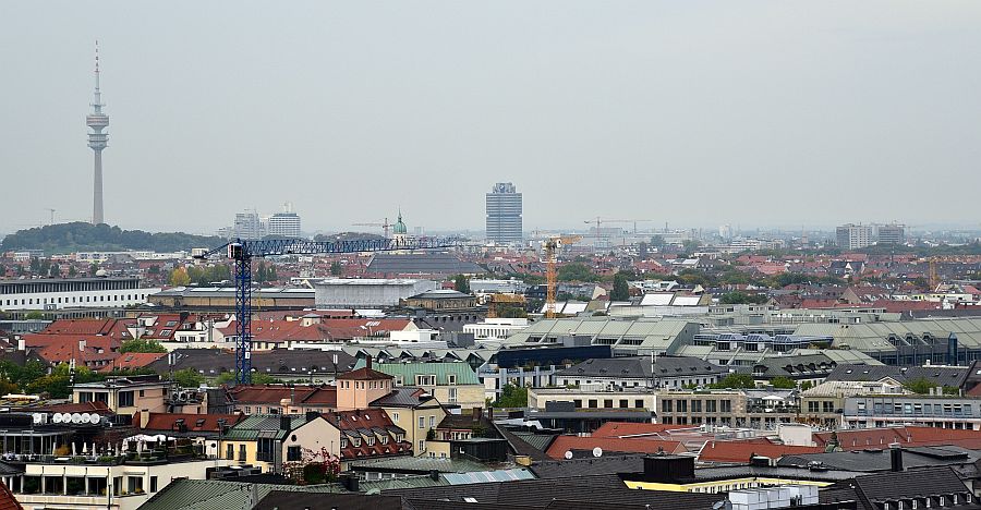 慕尼黑-老彼得教堂-高塔俯瞰市區