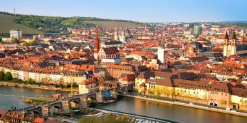 德國-符茲堡-老橋與舊城區