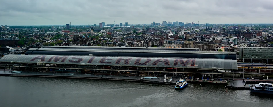 荷蘭-阿姆斯特丹-A'DAM Lookout看阿姆斯特丹中央車站