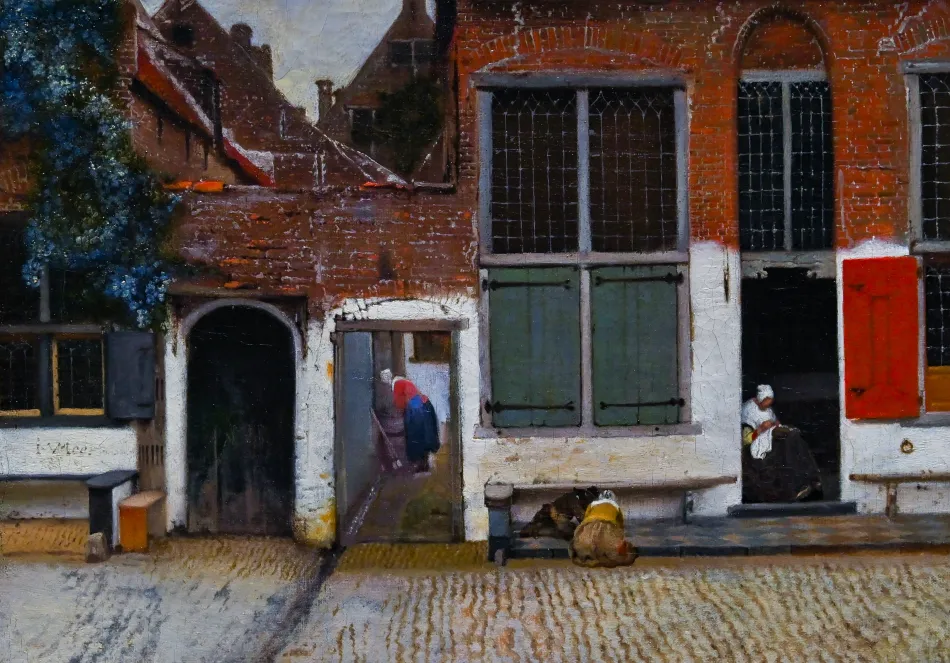 荷蘭-阿姆斯特丹-荷蘭國家博物館-《小街》