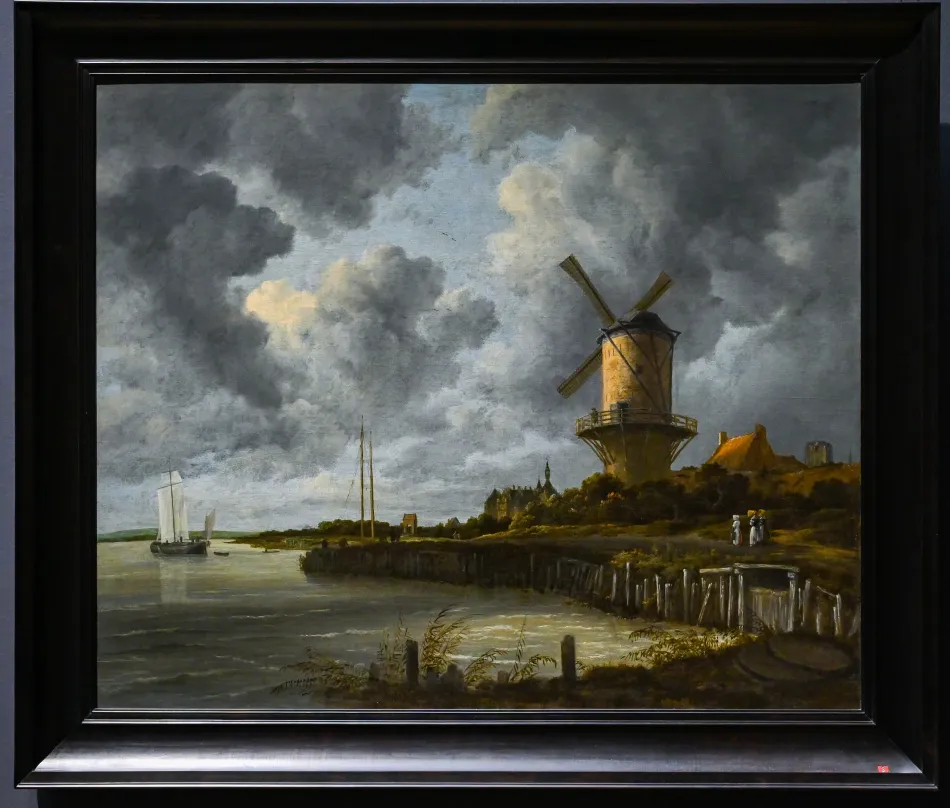 荷蘭-阿姆斯特丹-荷蘭國家博物館-《The Windmill at Wijk bij Duurstede》