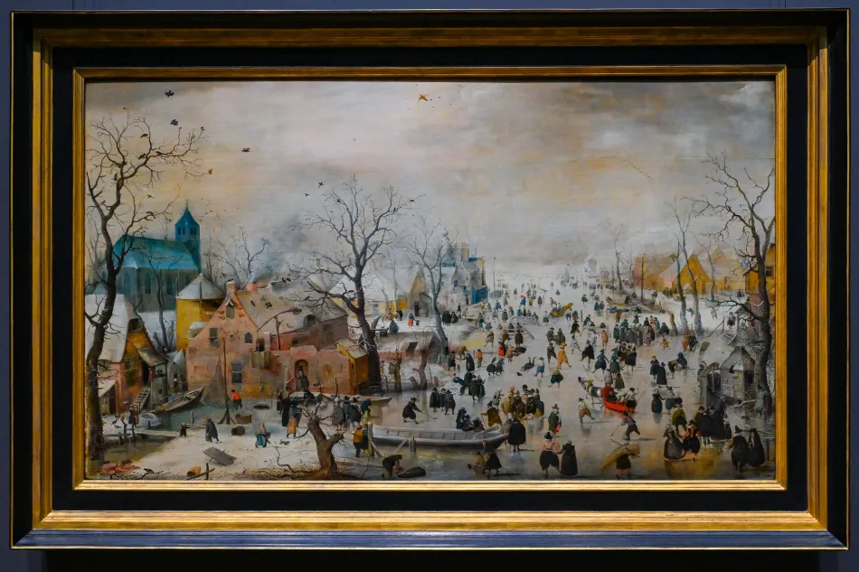 荷蘭-阿姆斯特丹-荷蘭國家博物館-《Winter Landscape with Ice Skaters》