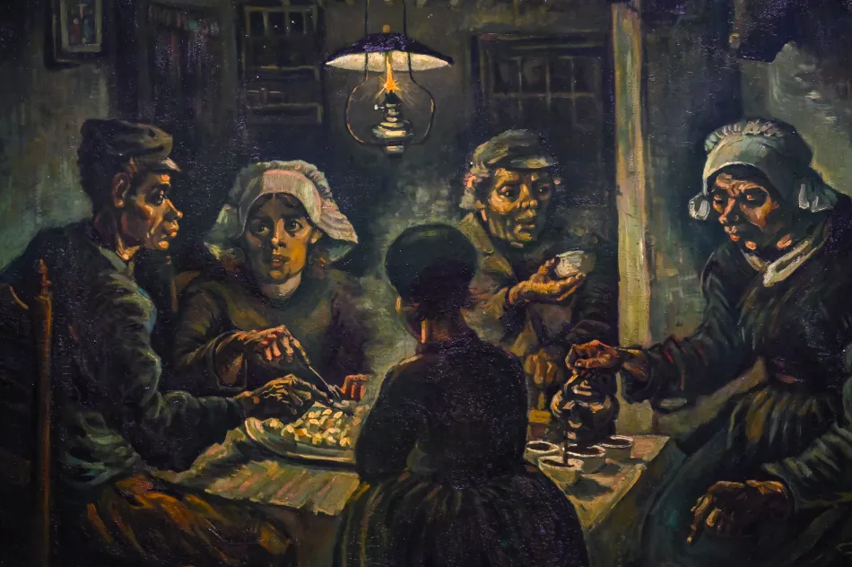 荷蘭-阿姆斯特丹-梵谷博物館-《吃馬鈴薯的人》