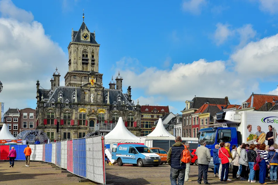 荷蘭-台夫特-市集廣場