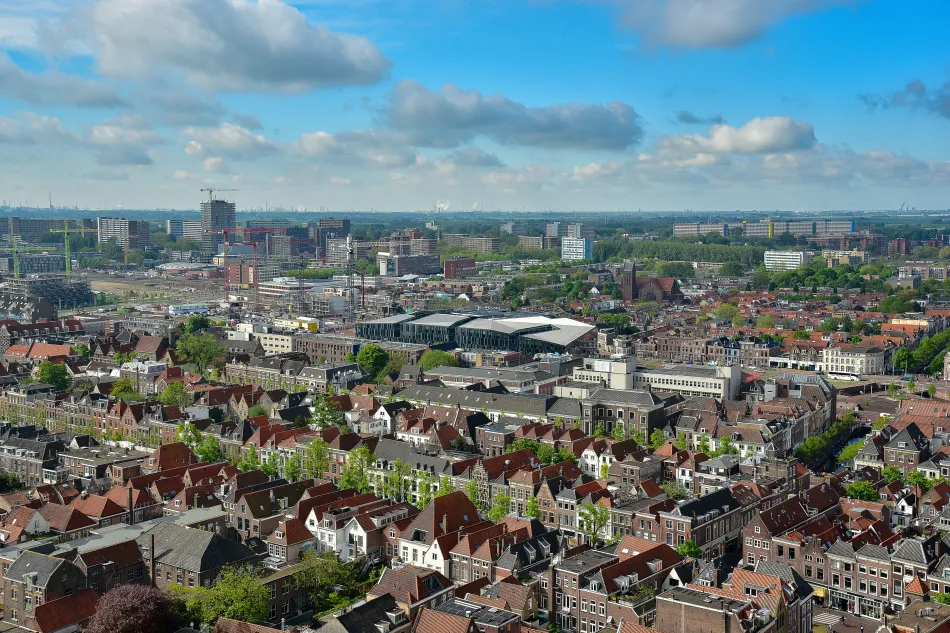 荷蘭-台夫特-市集廣場的新教堂