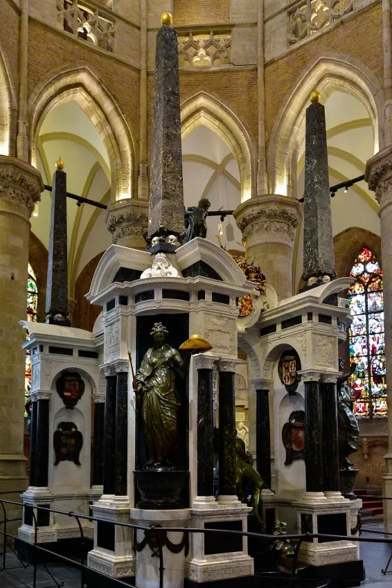 荷蘭-台夫特-市集廣場的新教堂