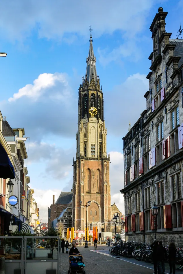 荷蘭-台夫特-市集廣場的新教堂