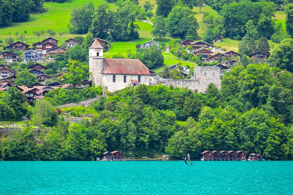 瑞士-布里恩茨湖-Ringgenberg Castle