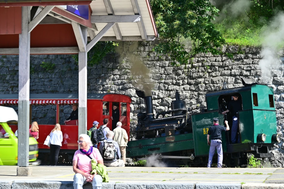 瑞士-布里恩茨-布里恩茨湖蒸汽火車