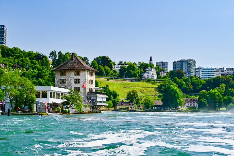 瑞士-萊茵瀑布遊船