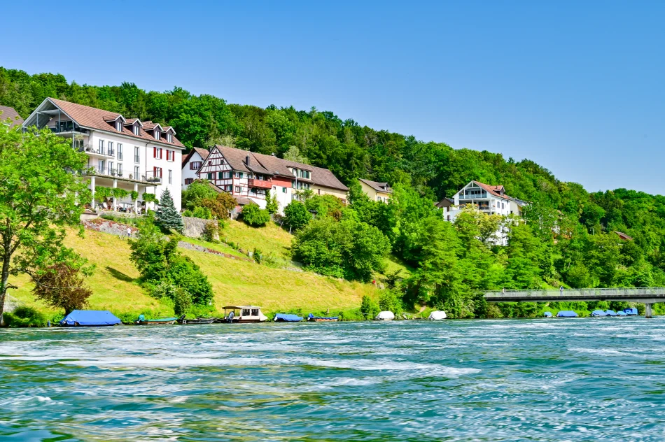 瑞士-萊茵瀑布遊船