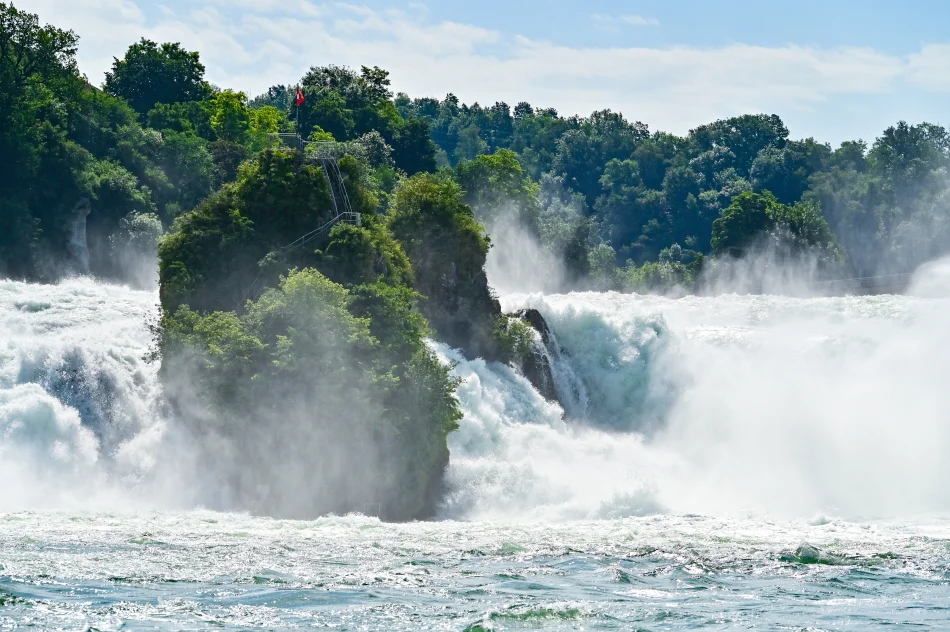 瑞士-萊茵瀑布遊船