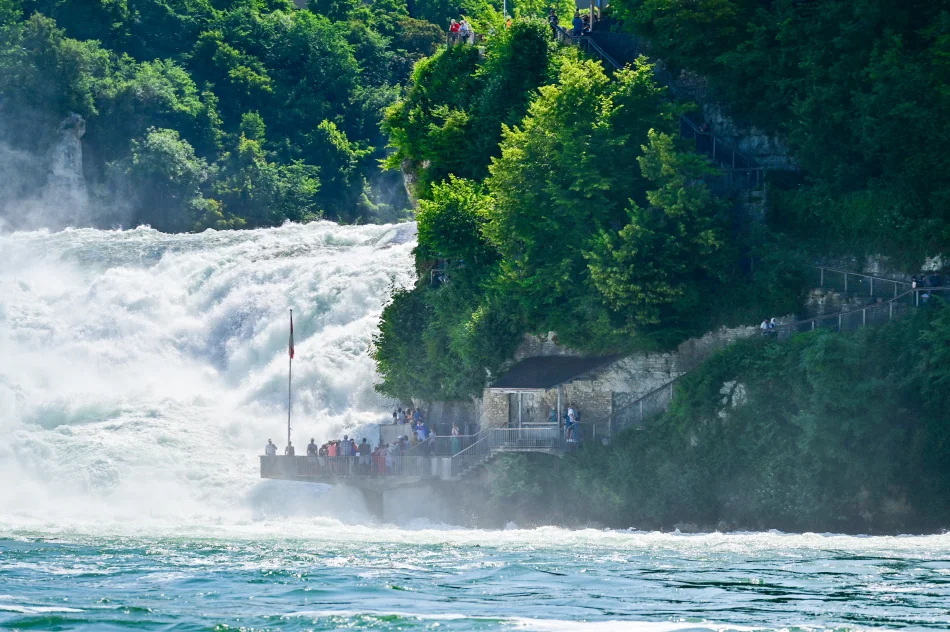 瑞士-萊茵瀑布遊船