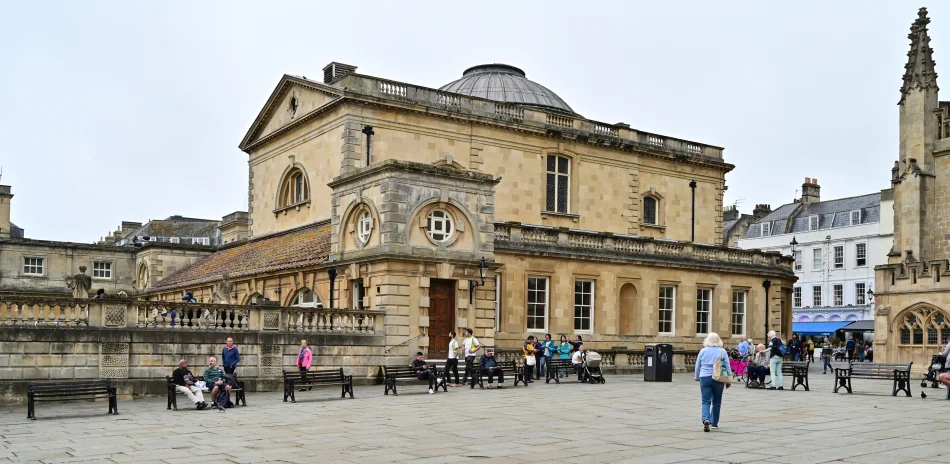 英國-巴斯-羅馬浴場