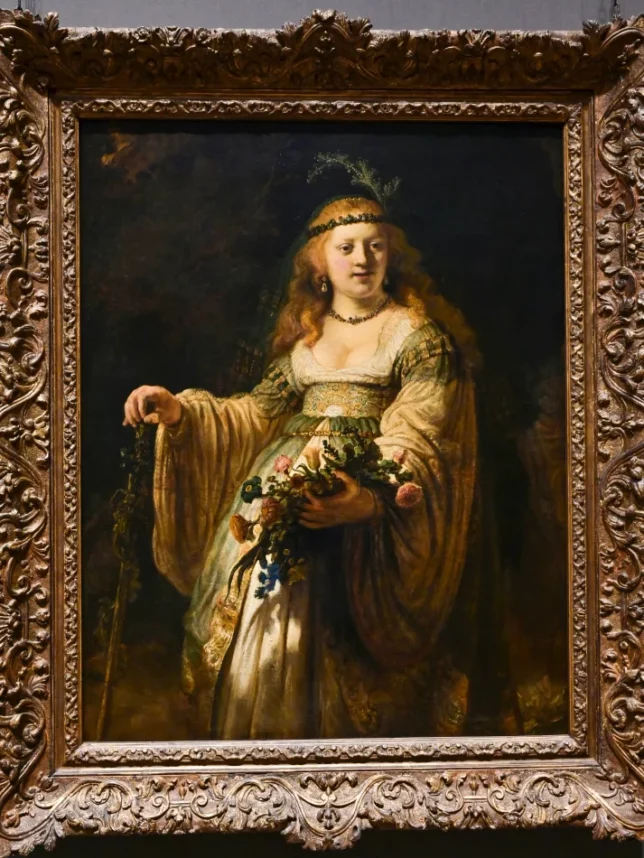 英國-倫敦-國家美術館-Saskia van Uylenburgh in Arcadian Costume