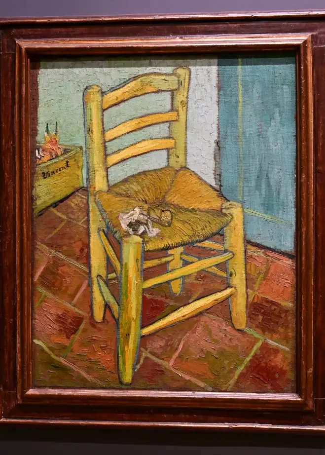 英國-倫敦-國家美術館-Van Gogh's Chair