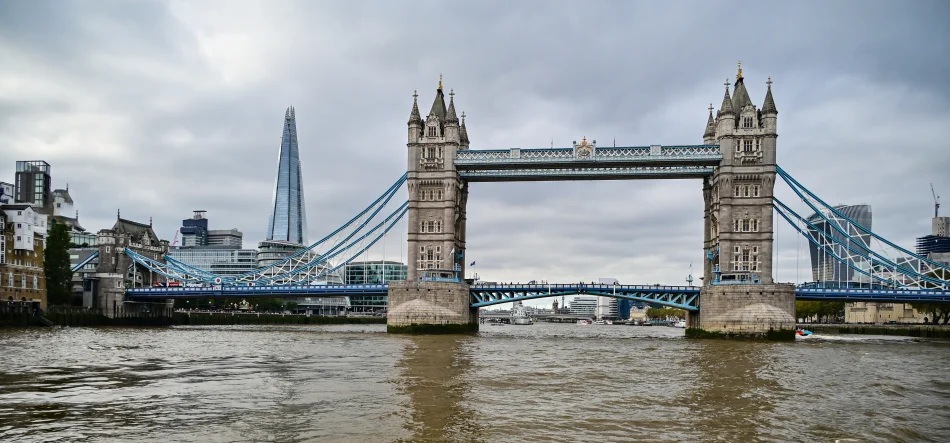 英國-倫敦-泰晤士河遊船與倫敦塔橋